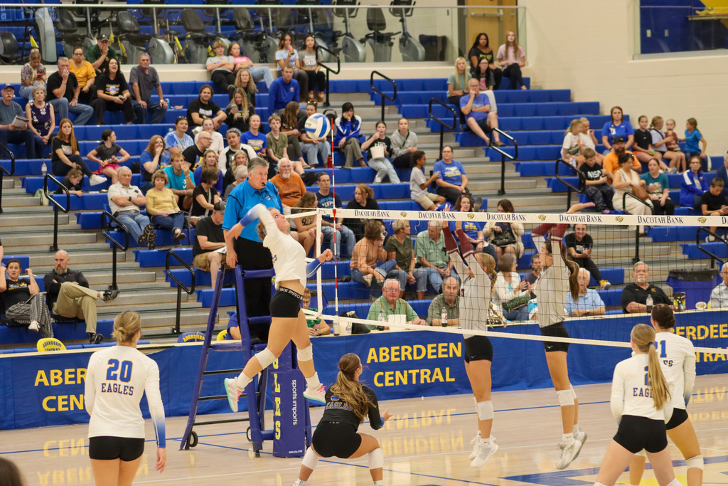 Golden Eagle volleyball game