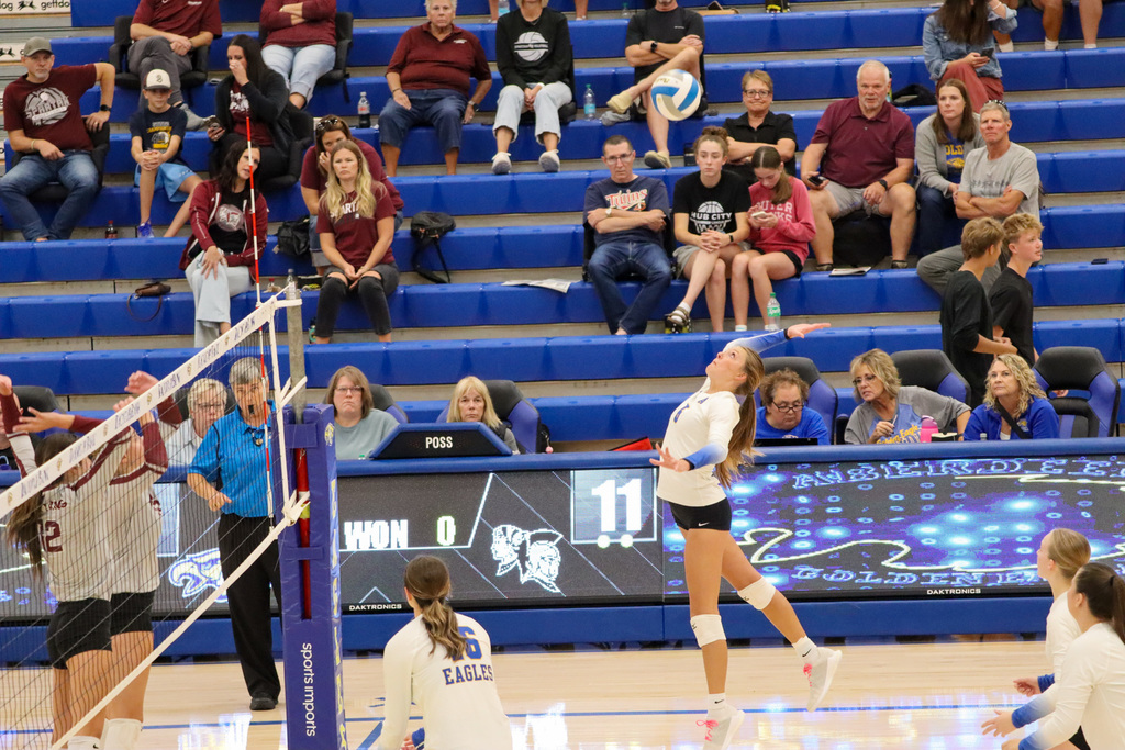 Golden Eagle volleyball game