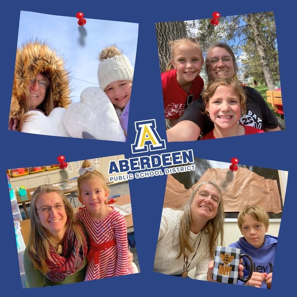 Photos of Mrs. Allen and O.M. Tiffany students