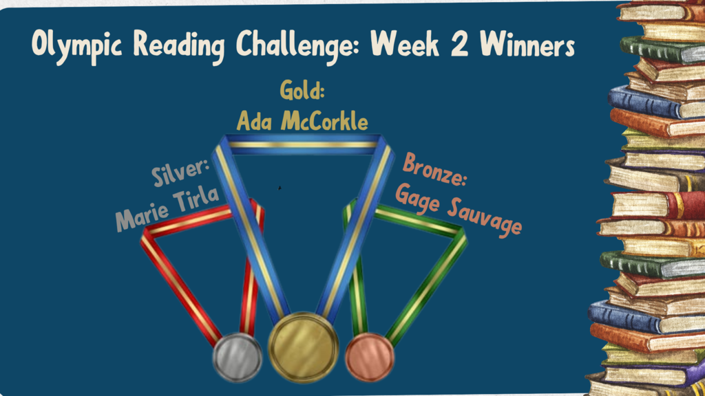 Olympic Reading Challenge Week 2 Winners