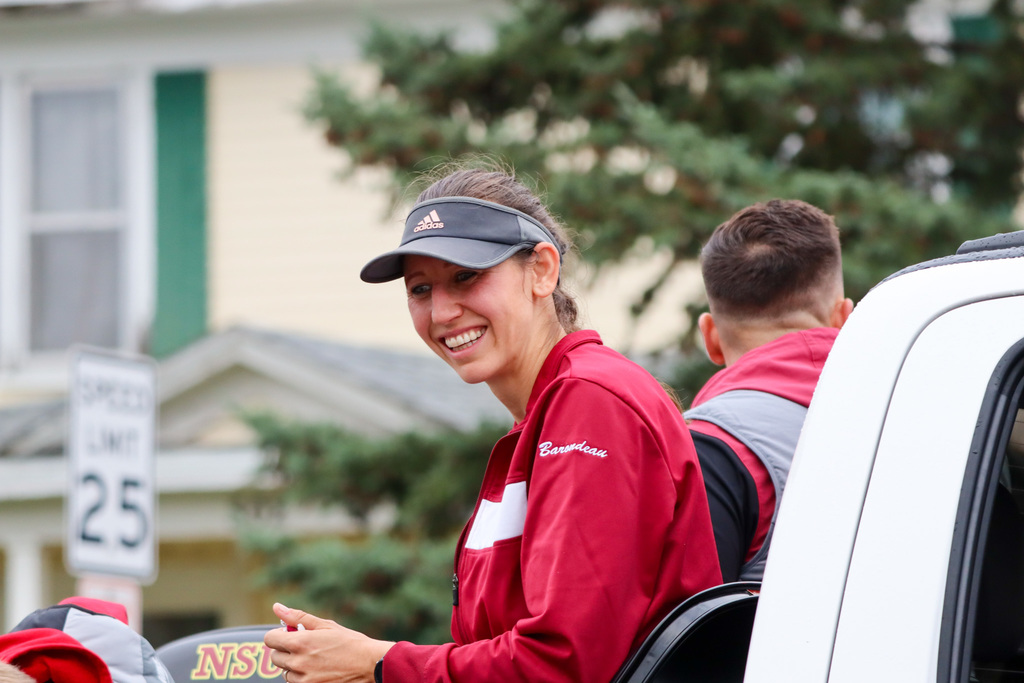 Mrs. Arechigo in the NSU Parade