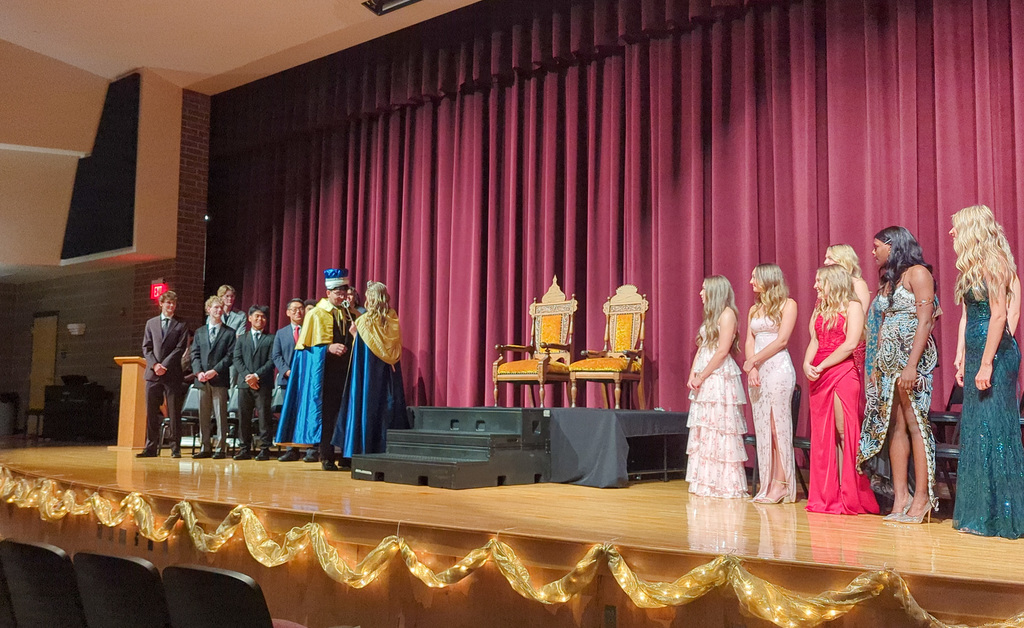 Homecoming king at coronation