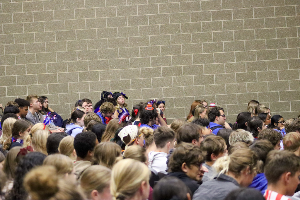 CHS students listening to Dusty Johnson