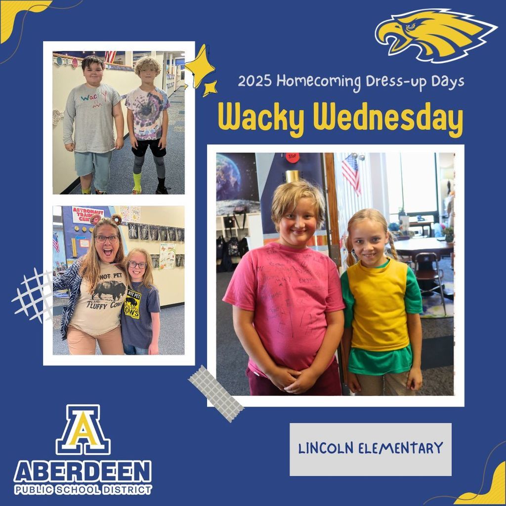 Wacky Wednesday at Lincoln Elementary