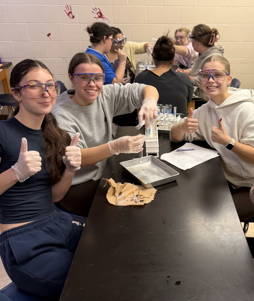 Excited scientists at work! Hands-on forensic science makes learning come alive.