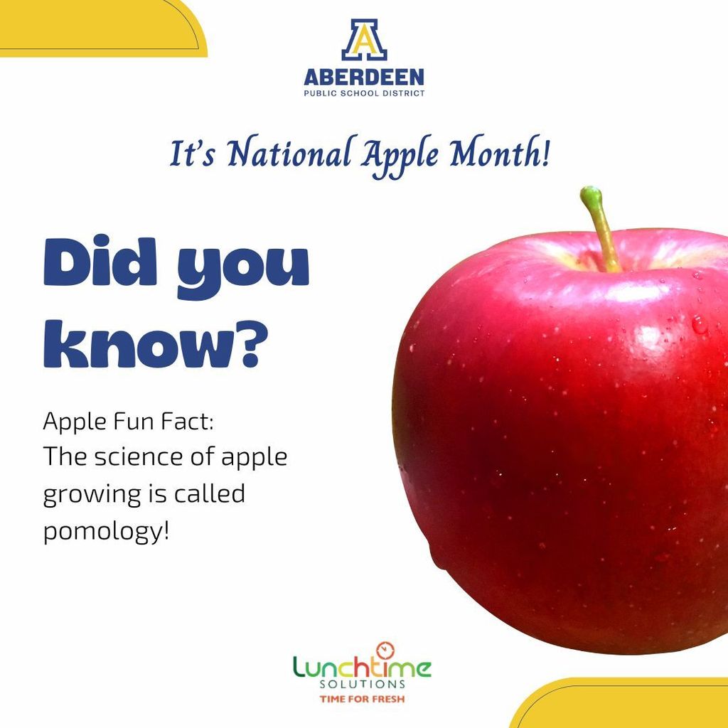 The science of apple growing is called pomology!