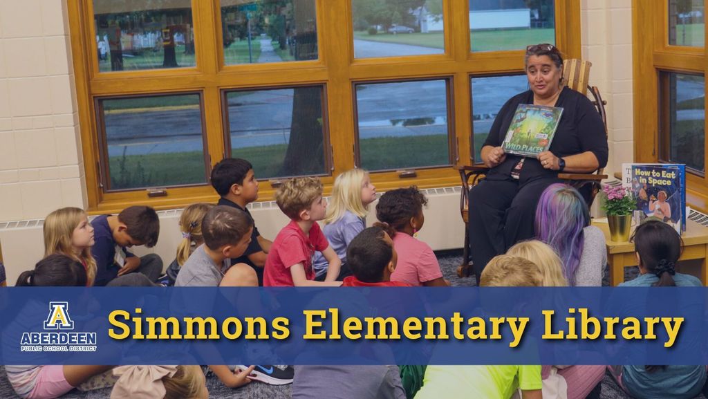 Story time at Simmons Elementary Library