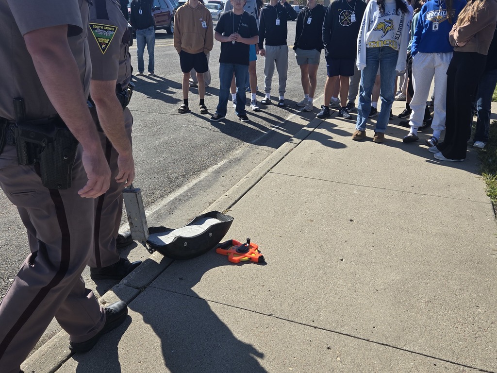 SD State Police demonstrating the physics behind skid testing