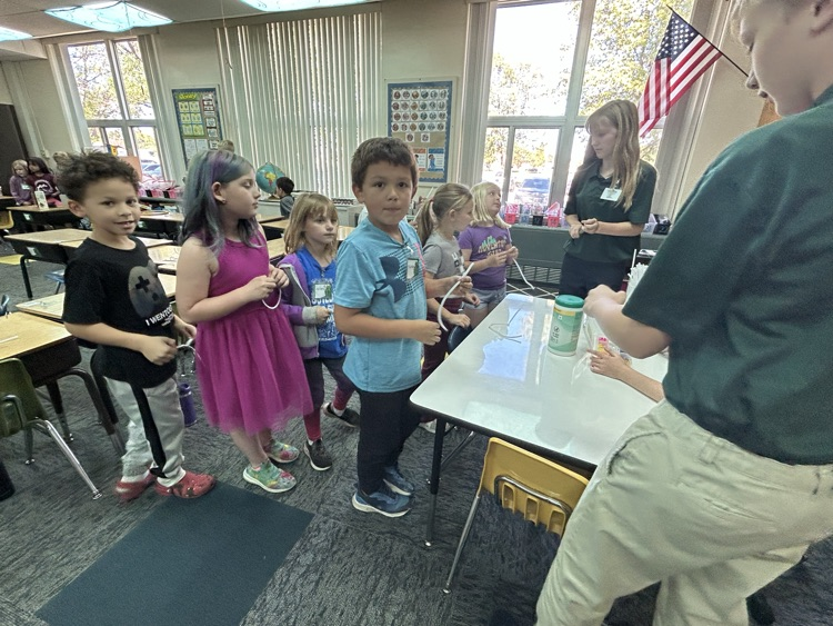 Dacotah Prairie Museum came to visit our classroom an teach us about Native American games.