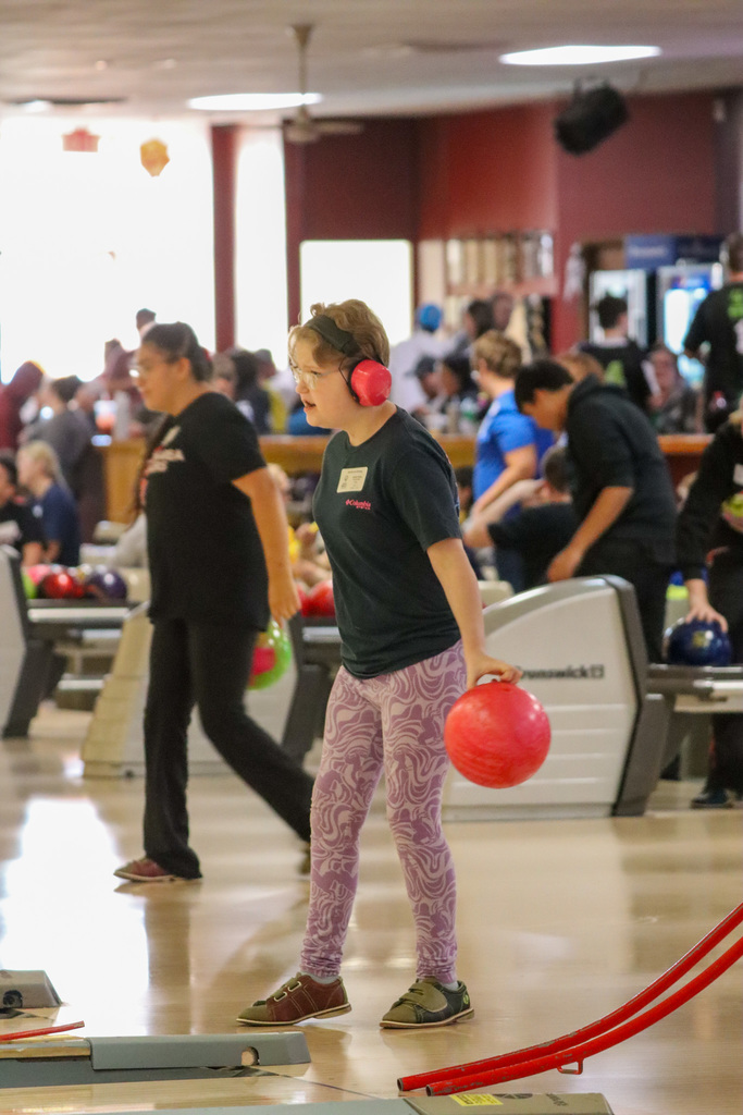 Golden Eagle bowlers at the Village Bowl