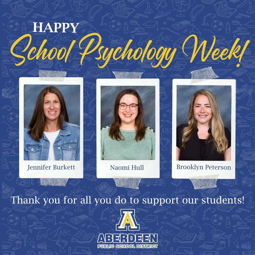 School Psychology Week - thank you for all you do!