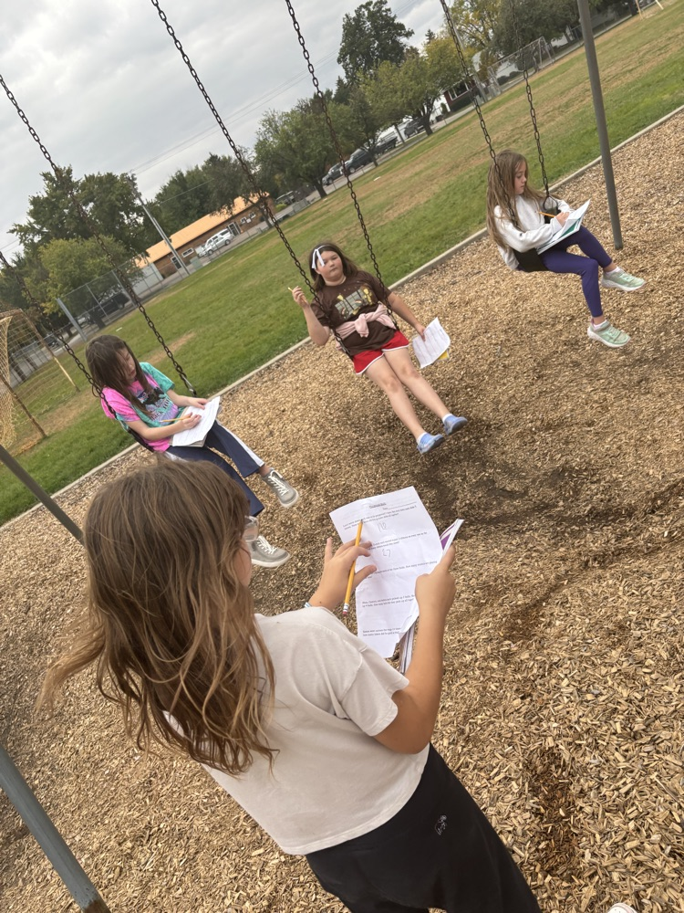 May Overby Number Ninjas has a great time on their scavenger hunt with the FBLA group from CHS!