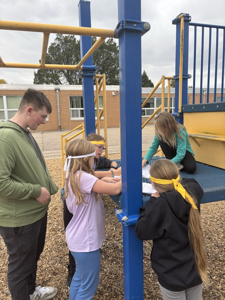 May Overby Number Ninjas has a great time on their scavenger hunt with the FBLA group from CHS!