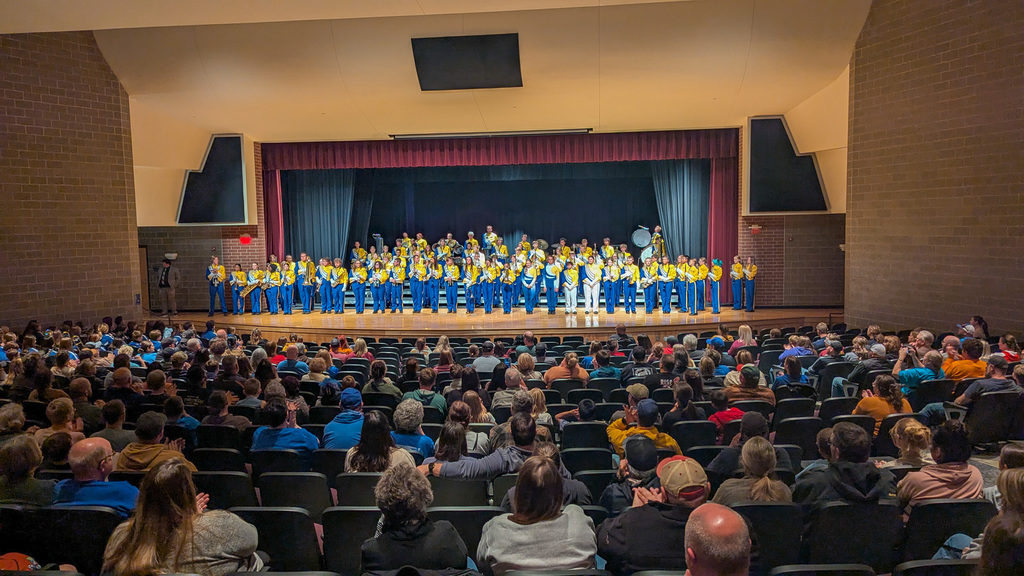 Indoor Marching Band Concert at CHS