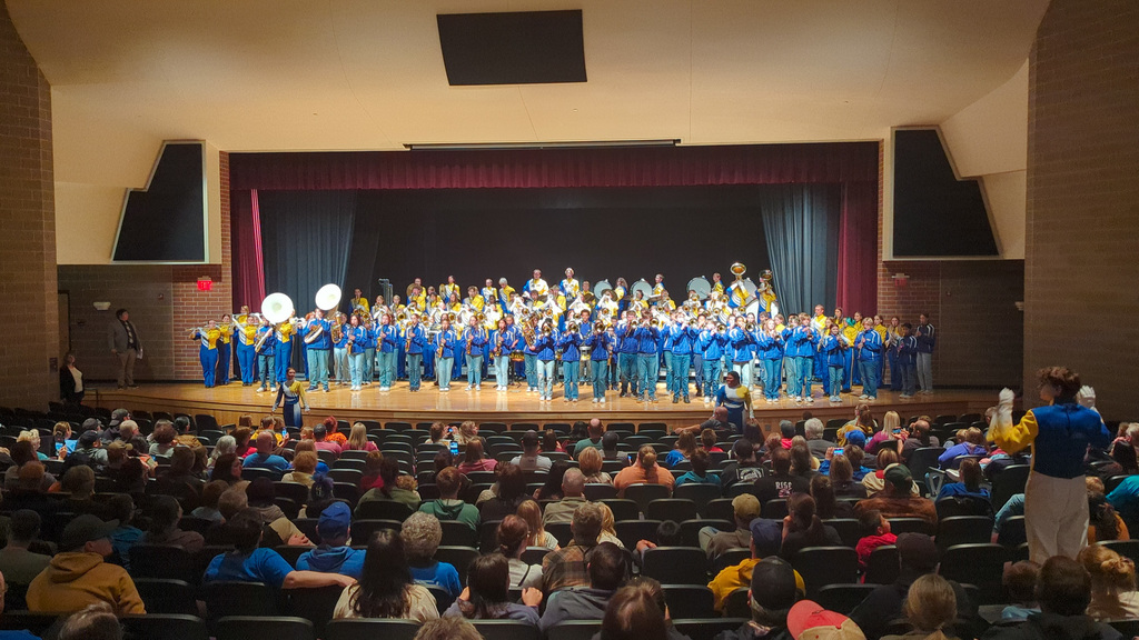 Indoor Marching Band Concert at CHS