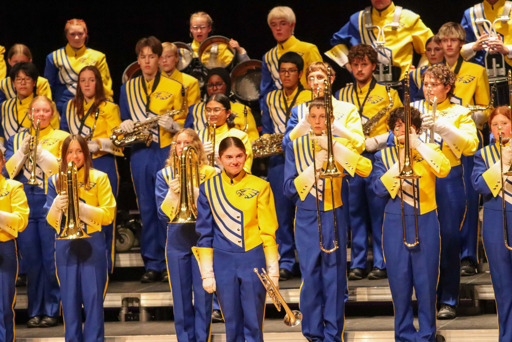Indoor Marching Band Concert at CHS