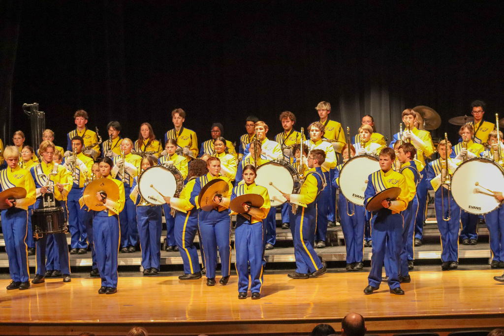 Indoor Marching Band Concert at CHS
