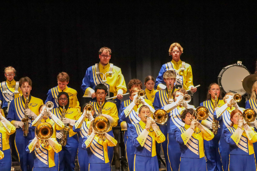 Indoor Marching Band Concert at CHS