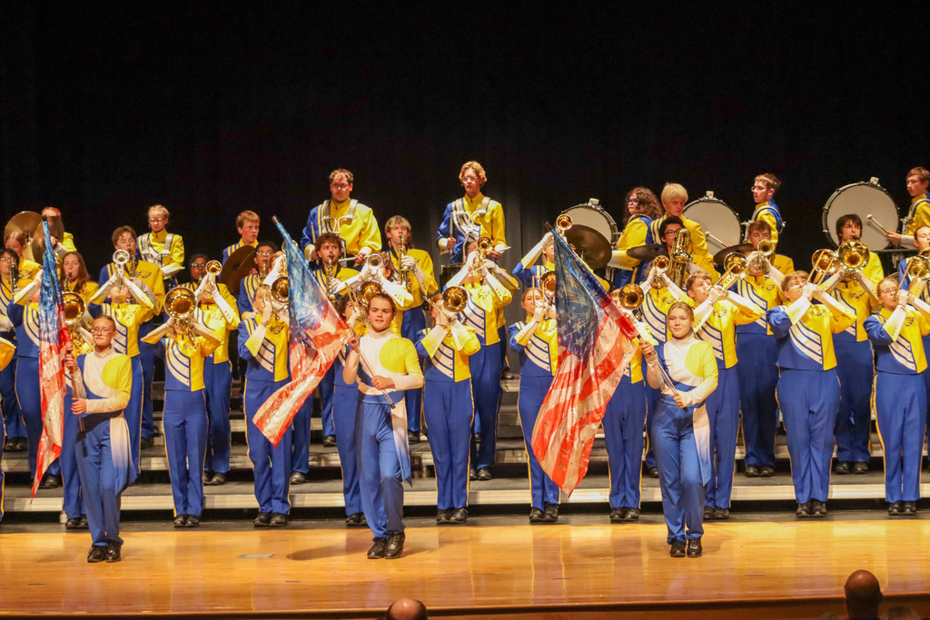 Indoor Marching Band Concert at CHS