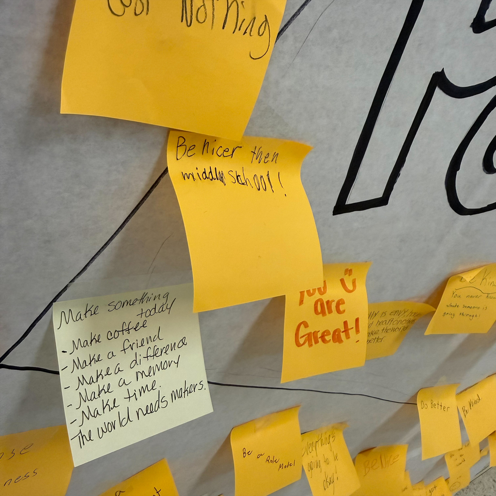 Positive post it