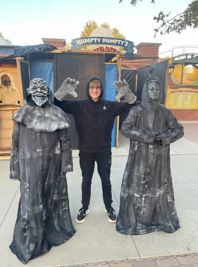 CHS students at the Haunted Forest