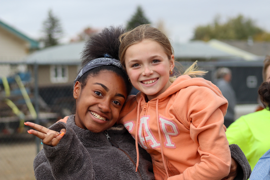 O.M. Tiffany students at the Red Ribbon Walk