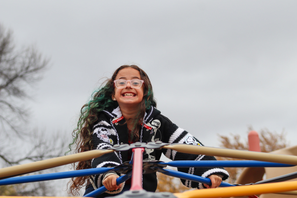 O.M. Tiffany student at the Red Ribbon Walk