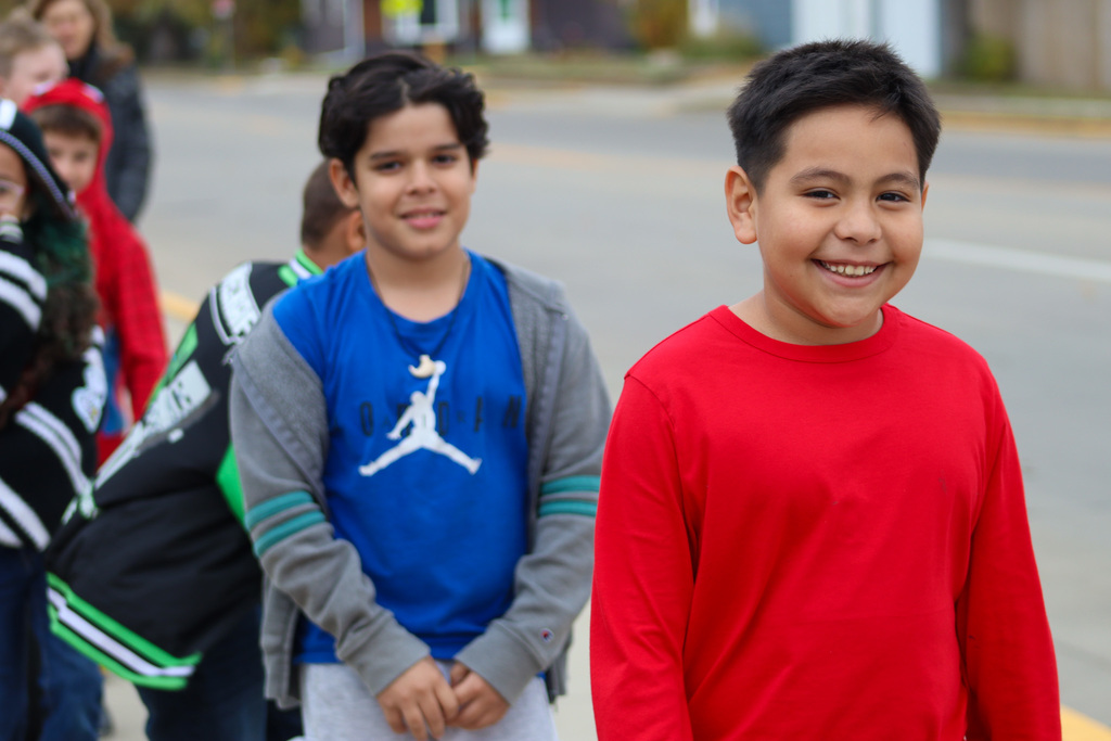 O.M. Tiffany students at the Red Ribbon Walk