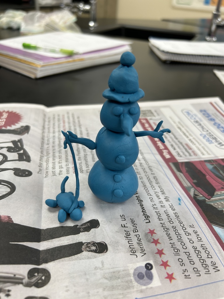 AP Chemistry Molecular Modeling with a snowman