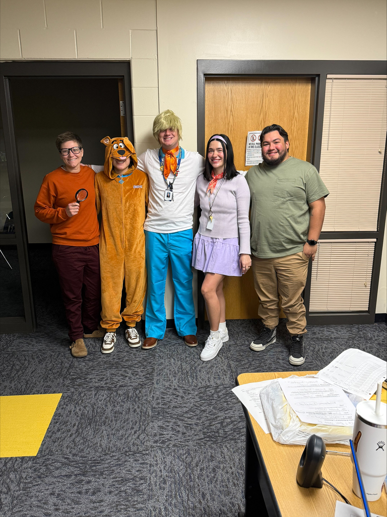 CHS staff dressed as the Scooby Doo gang