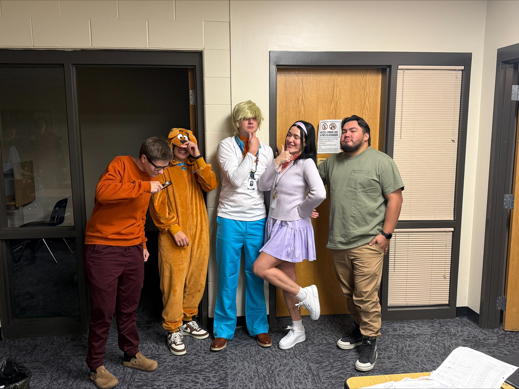 CHS staff dressed as the Scooby Doo gang