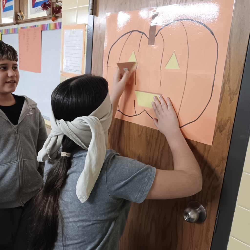 Pin the nose on the jack-o-lantern