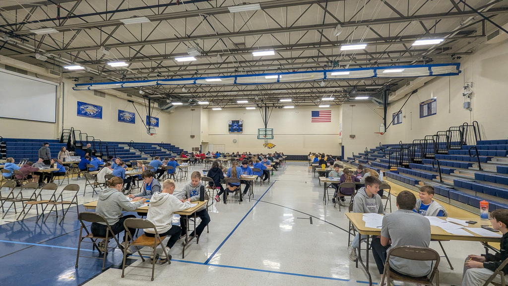 Aberdeen Public Schools middle school students at a math counts competition