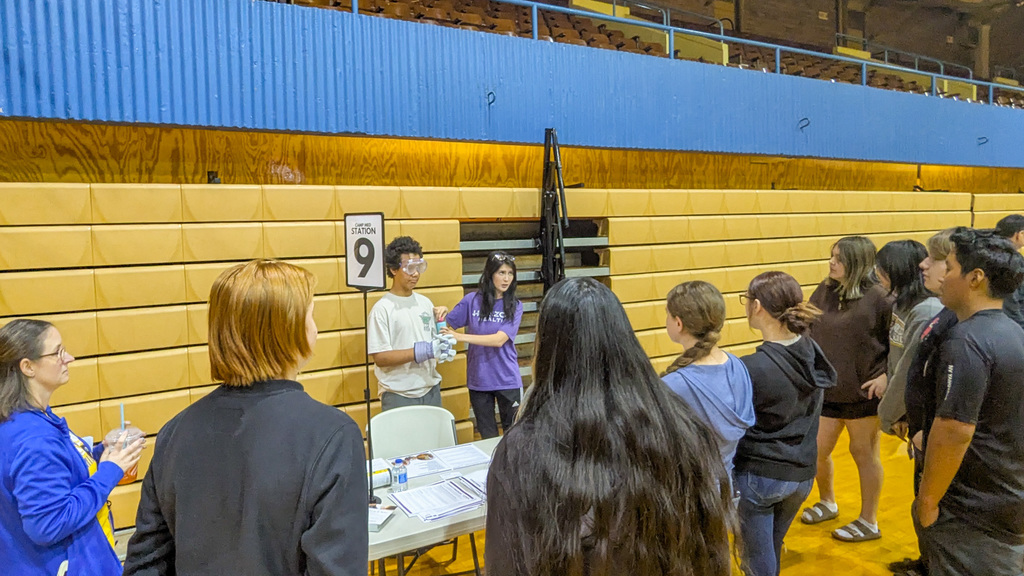 SMS students at Camp Med