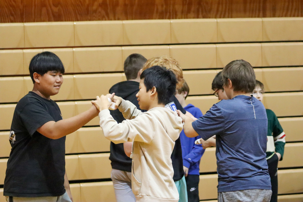 SMS students at Camp Med