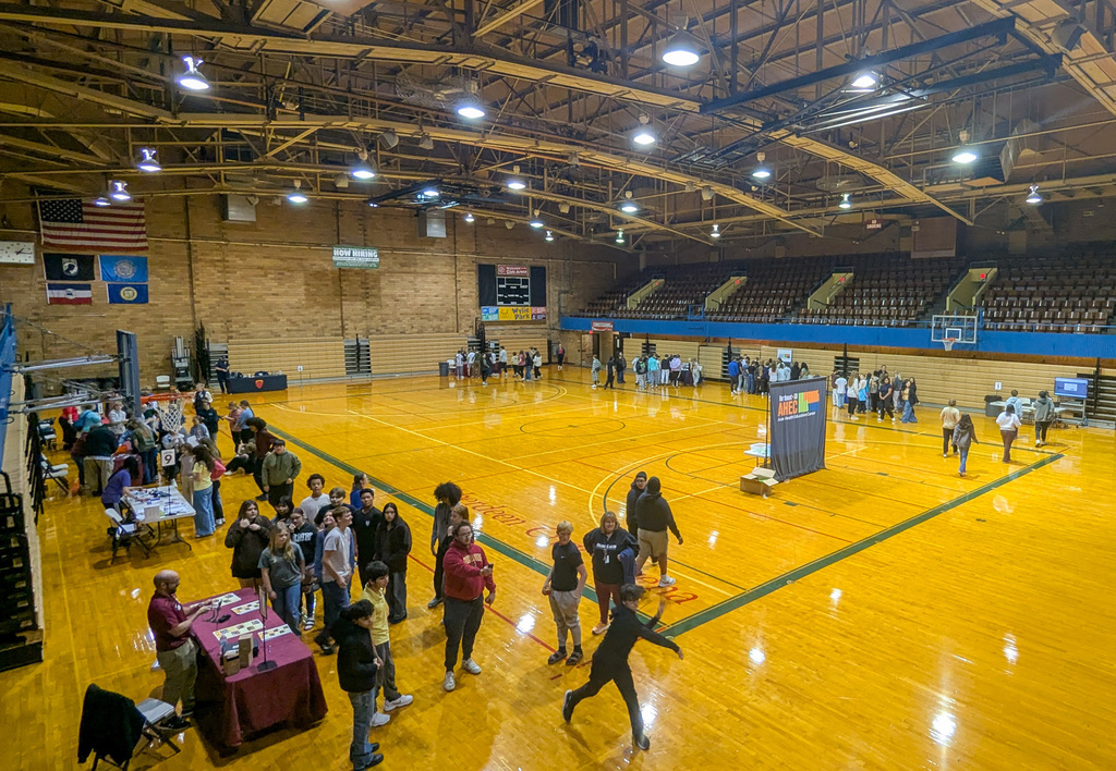 SMS students at Camp Med