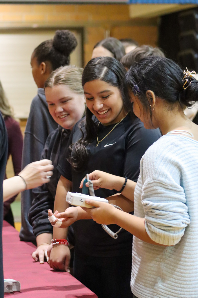 SMS students at Camp Med