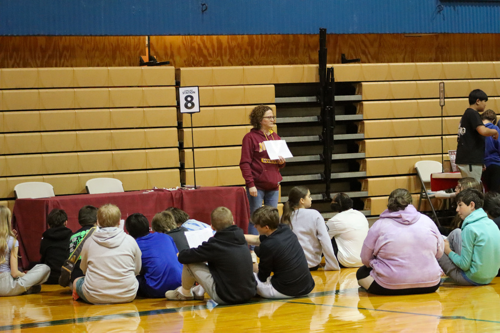 SMS students at Camp Med