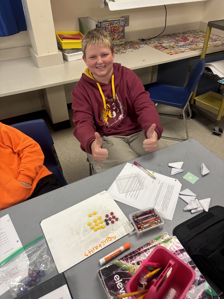 Last week, the 7th-grade students participated in a hands-on activity using Skittles to model the processes of photosynthesis and cellular respiration.