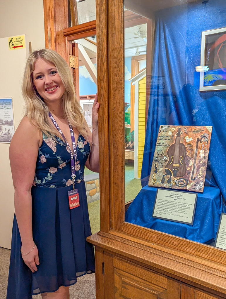 CHS artist at museum open house