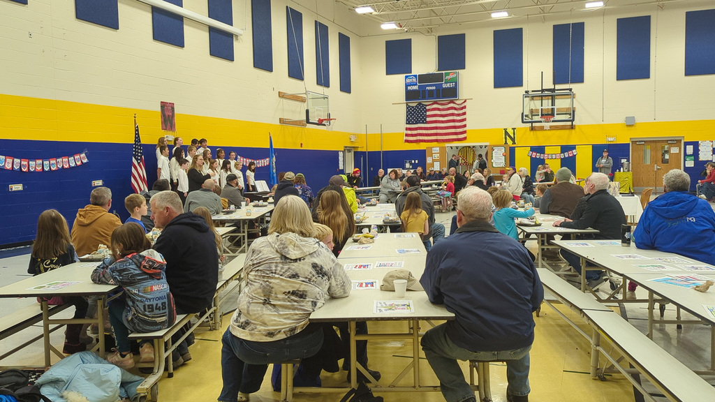 Simmons Elementary Veterans Day breakfast