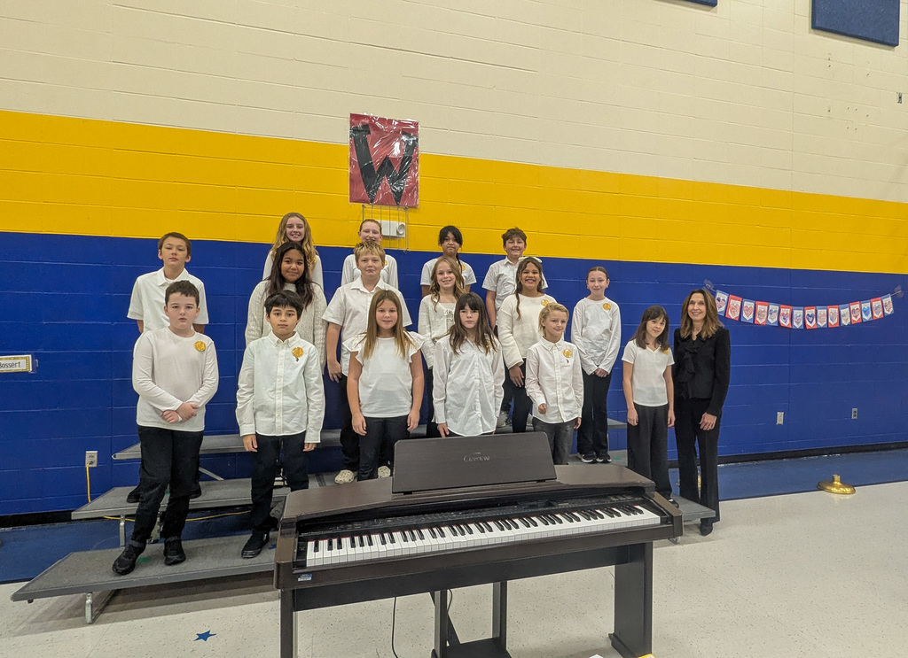 Elementary Choir at Simmons Elementary Veterans Day breakfast