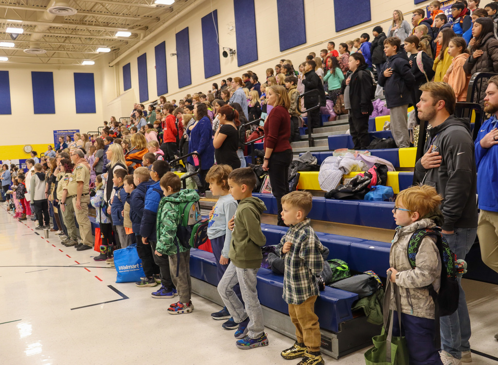 Simmons Elementary Veterans Day breakfast
