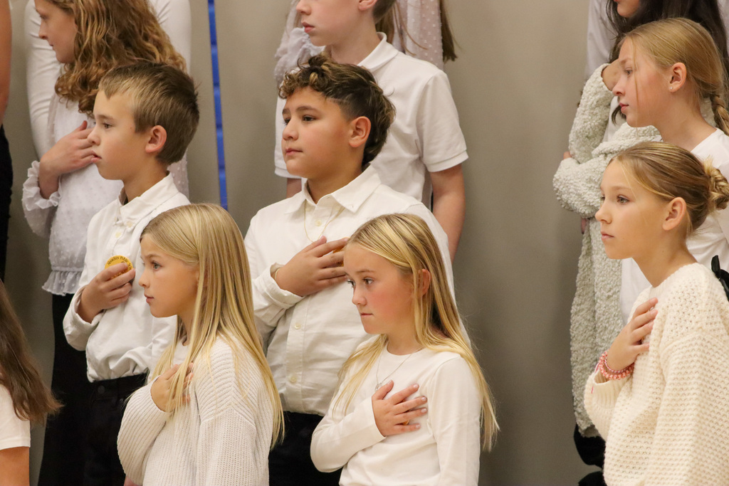 Elementary Chorus at the CHS Veterans Day Program