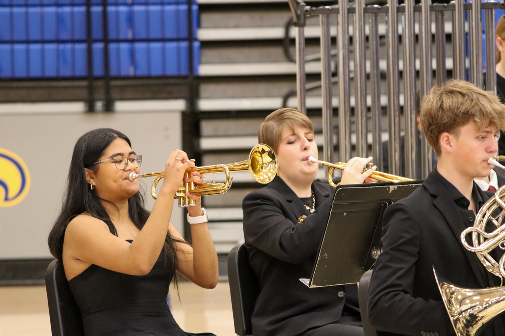 Band performing at the CHS Veterans Day Program