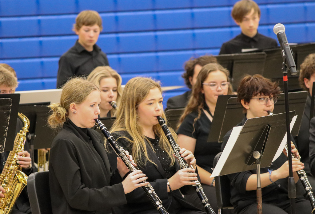 Band performing at the CHS Veterans Day Program