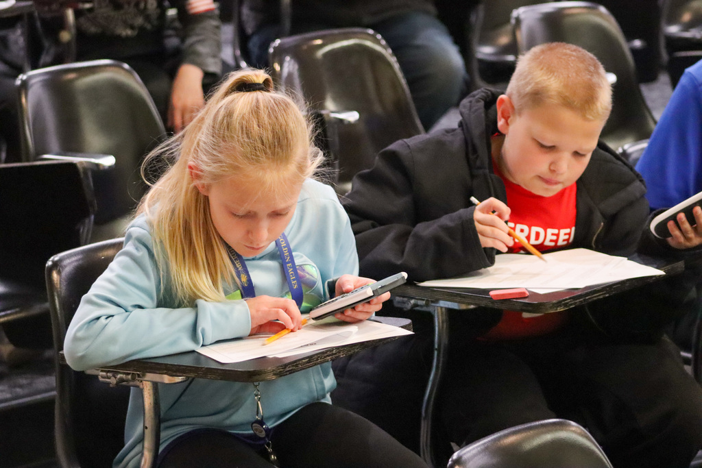 Simmons students at MathCounts