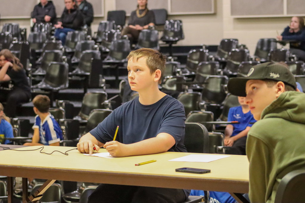 Simmons student at MathCounts