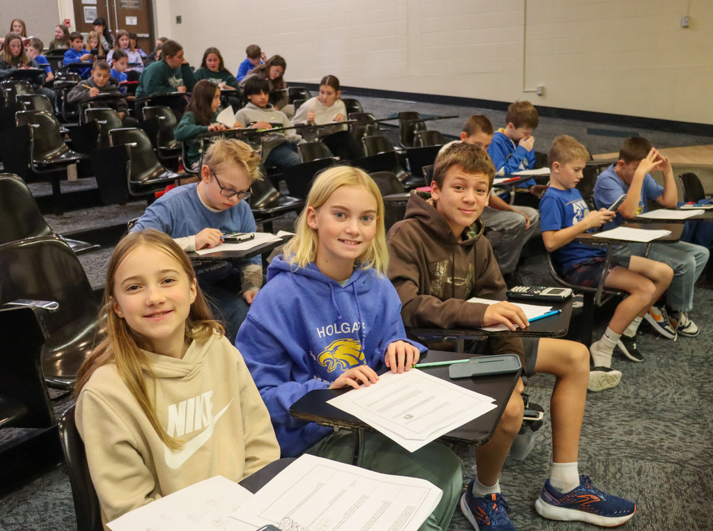 Holgate students at MathCounts
