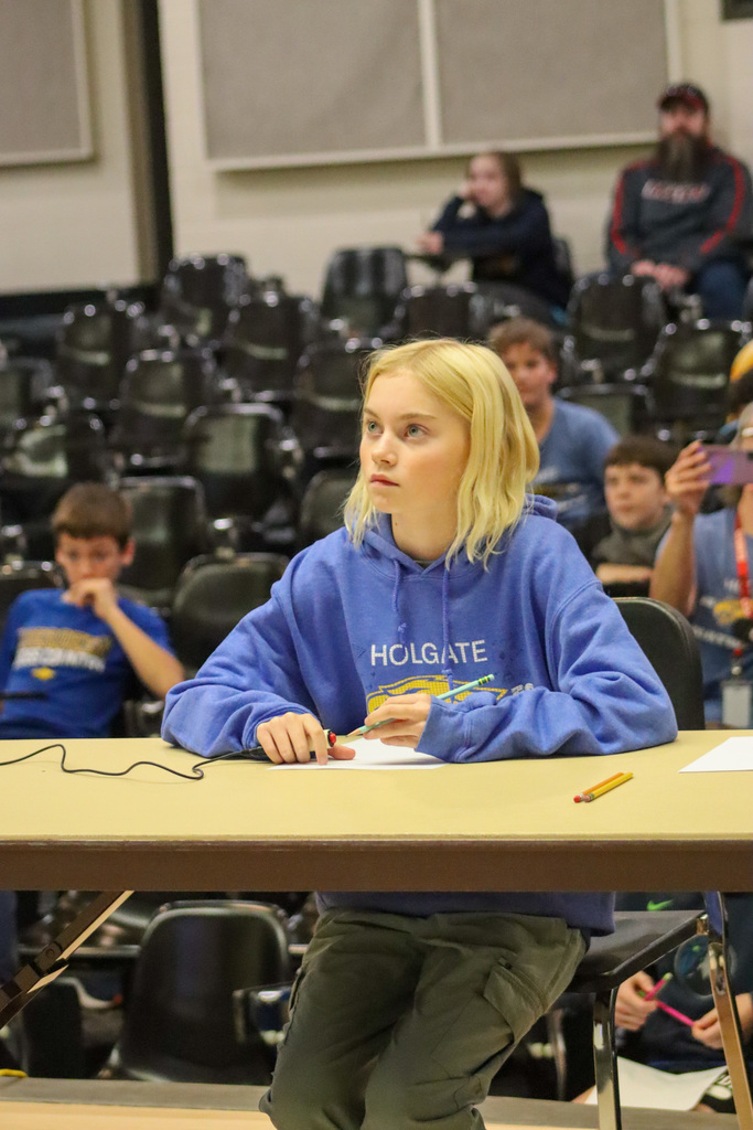 Holgate student at MathCounts